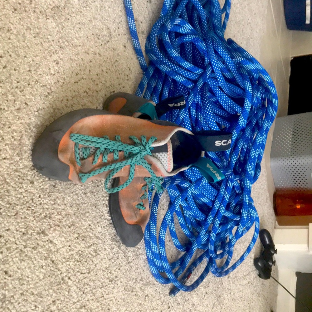 Scarpa climbing shoes